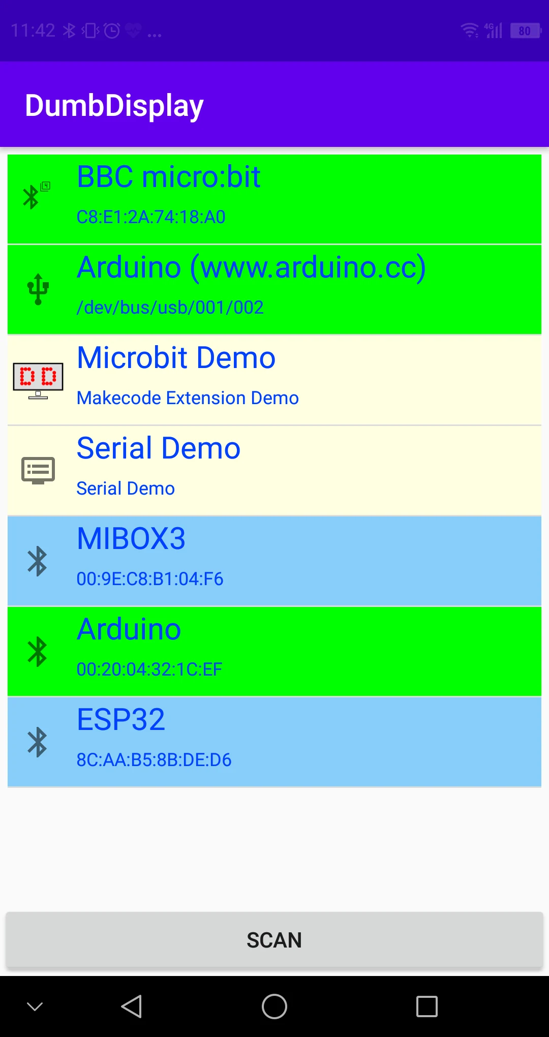 DumbDisplay screenshot