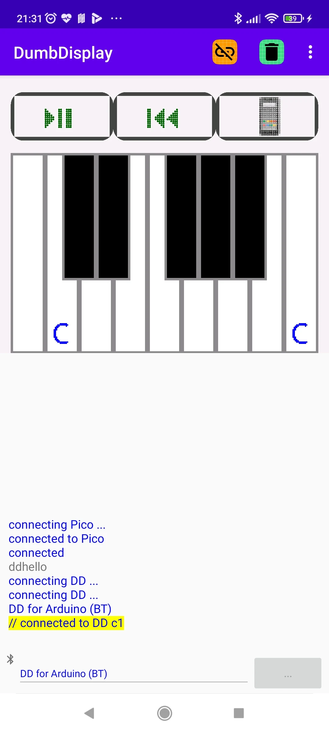 DumbDisplay screenshot